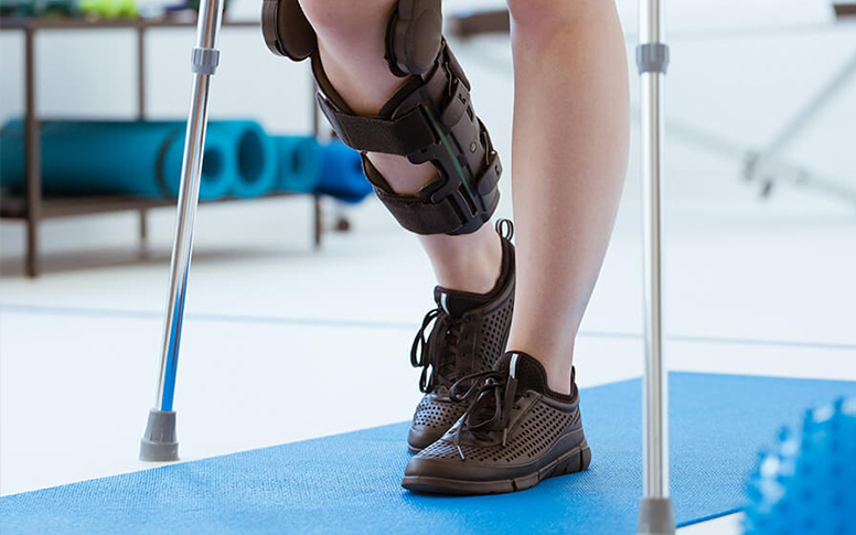 Rééducation orthopédique d'une épaule